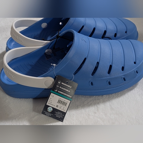 Men clogs size 13, blue color, washable comfortable - Picture 6 of 7